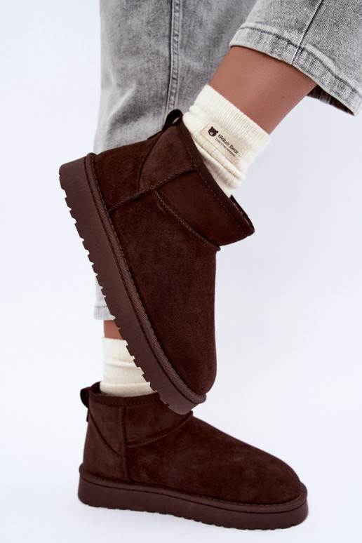 Bottes de neige pour femmes CzekoladoĮe Rosienne