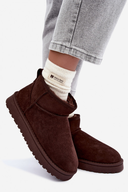 Bottes de neige pour femmes CzekoladoĮe Rosienne