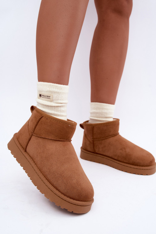 Bottes de neige pour femmes en marron Rosienne