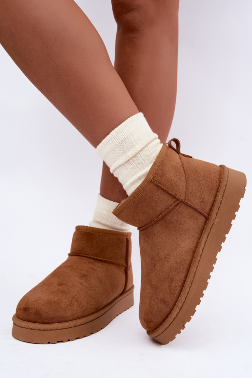 Bottes de neige pour femmes en marron Rosienne