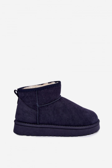 Bottes de neige pour femmes en bleu foncé Rosienne 2