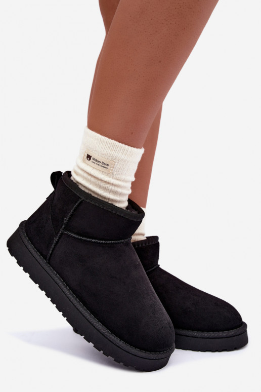 Bottes de neige pour femmes en noir Rosienne