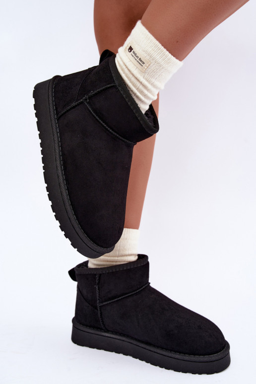 Bottes de neige pour femmes en noir Rosienne