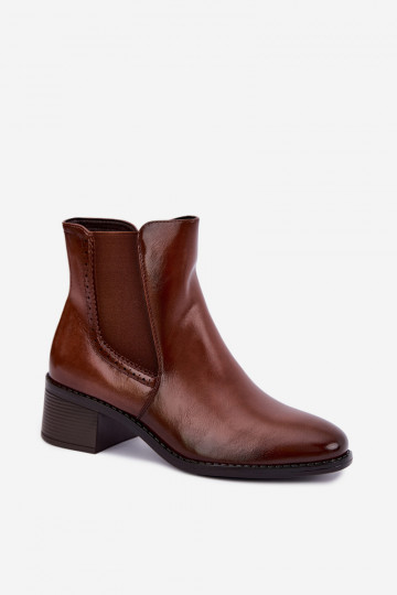 Bottines élégantes pour femmes en marron Dalmora
