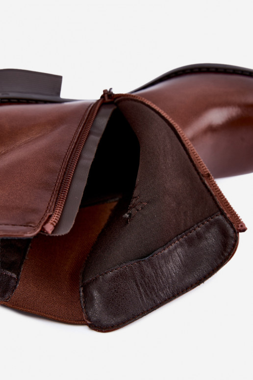 Bottines élégantes pour femmes en marron Dalmora
