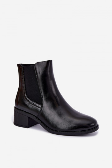 Bottines élégantes pour femmes en noir Dalmora