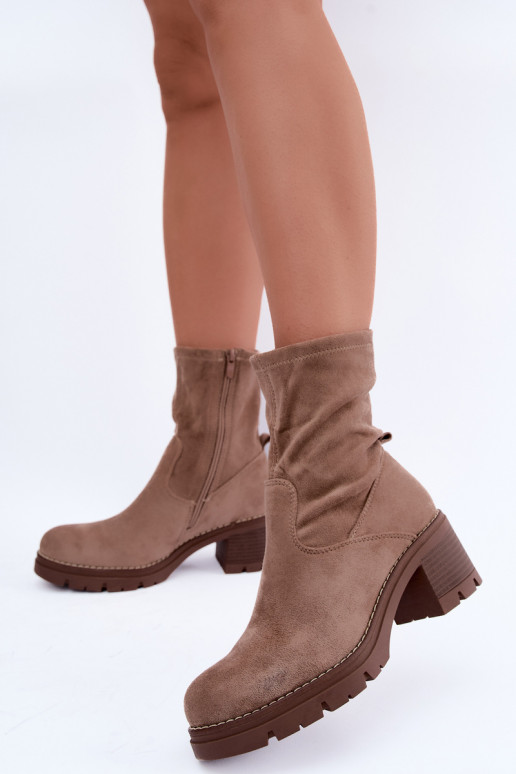 Bottines pour femmes en sable Meldrenelle