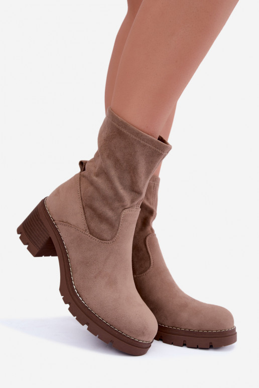 Bottines pour femmes en sable Meldrenelle