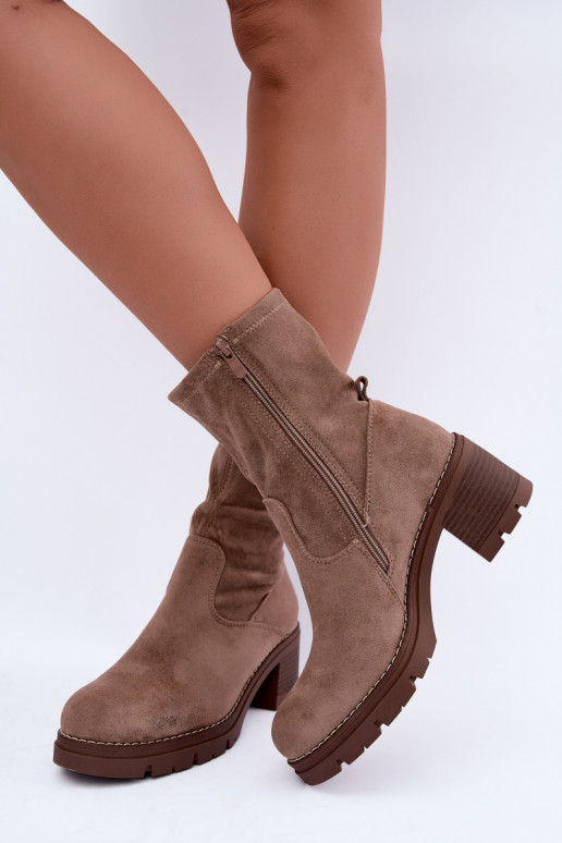 Bottines pour femmes en sable Meldrenelle