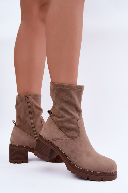 Bottines pour femmes en sable Meldrenelle