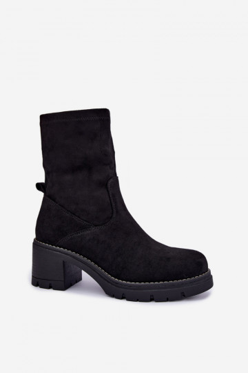 Bottines pour femmes en noir Meldrenelle