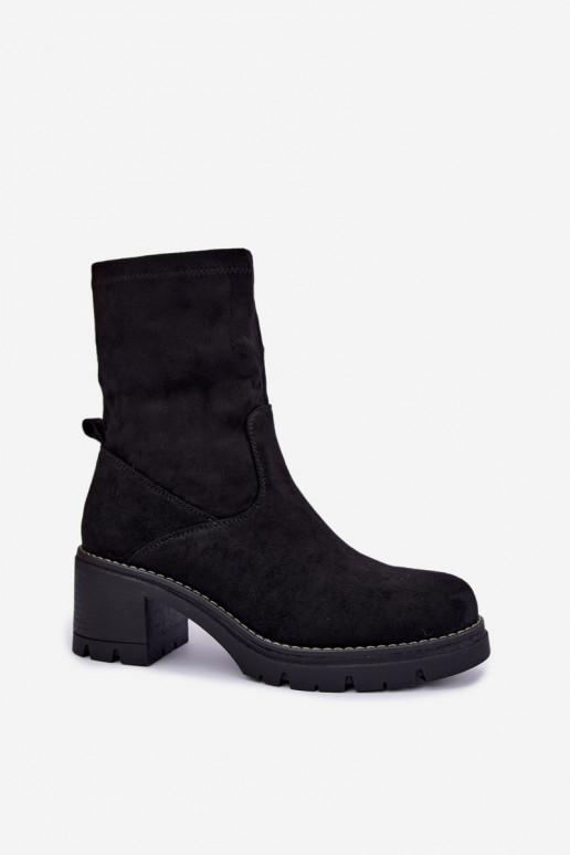 Bottines pour femmes en noir Meldrenelle