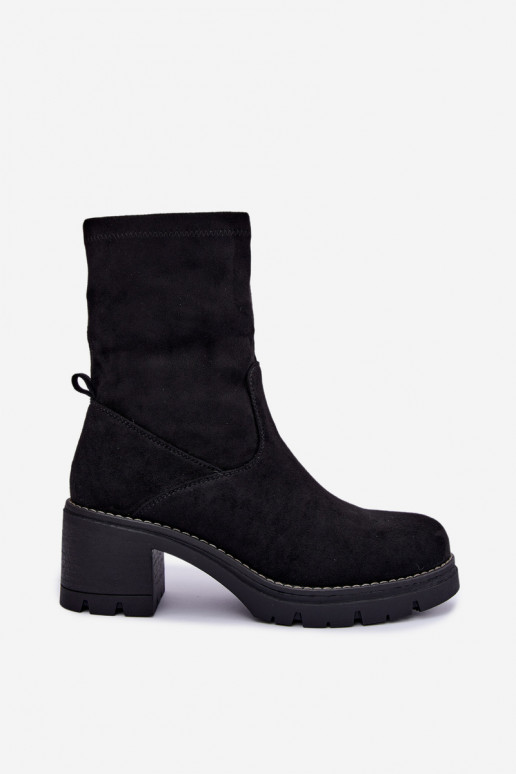 Bottines pour femmes en noir Meldrenelle