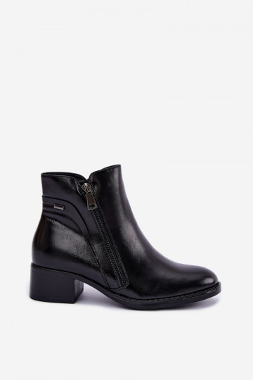 Bottines noires doublées Merseline 2