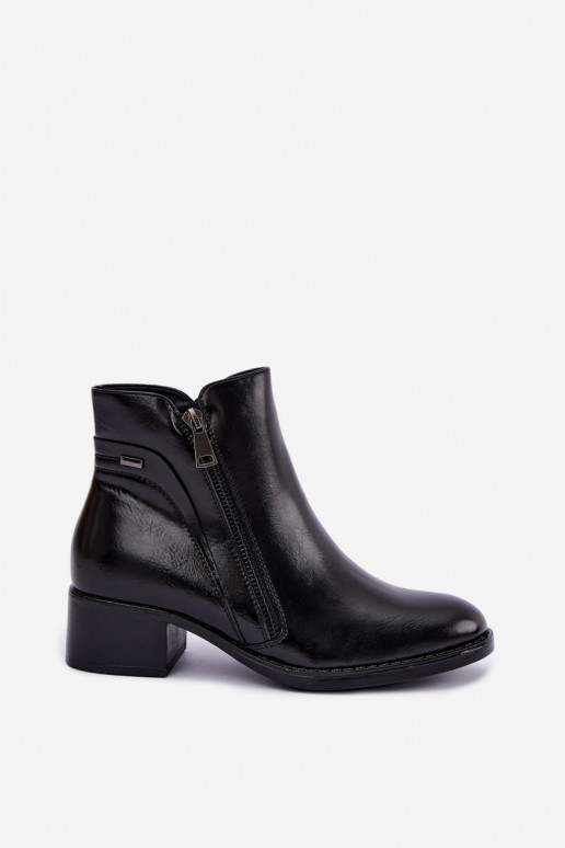 Bottines noires doublées Merseline