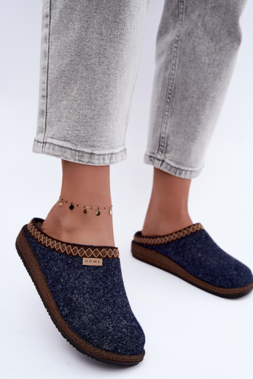 Chaussons femme Inblu NL000009 bleu foncé