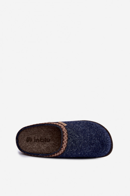 Chaussons femme Inblu NL000009 bleu foncé