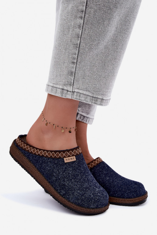 Chaussons femme Inblu NL000009 bleu foncé