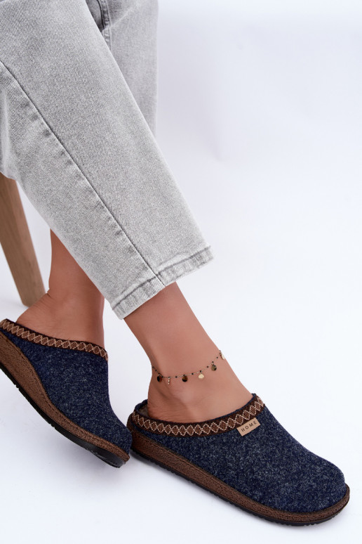Chaussons femme Inblu NL000009 bleu foncé