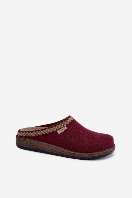 Chaussons femme Inblu NL000009 bordeaux