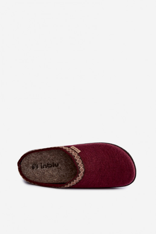 Chaussons femme Inblu NL000009 bordeaux