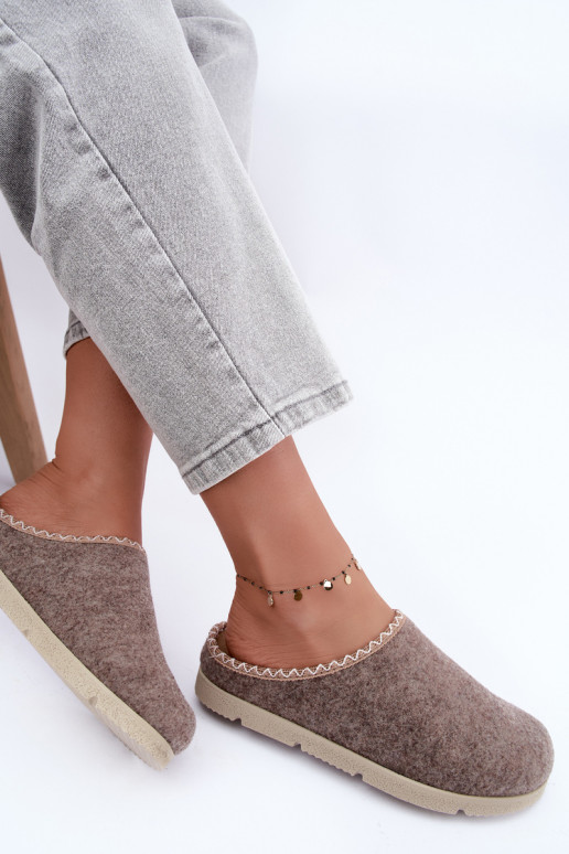 Chaussons femme Inblu BS000009 sable