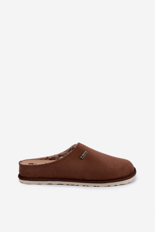 Chaussons femme Inblu CS000034 marron foncé