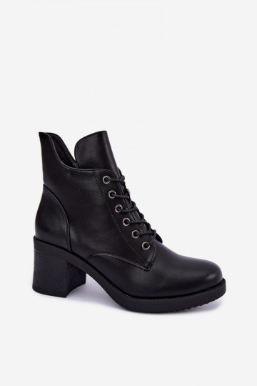Bottines pour femmes chaudes avec lacets en noir Garella 2