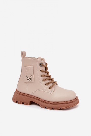 bottines isolées pour enfants en couleur sable Alverina