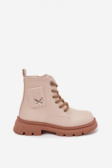 bottines isolées pour enfants en couleur sable Alverina 2