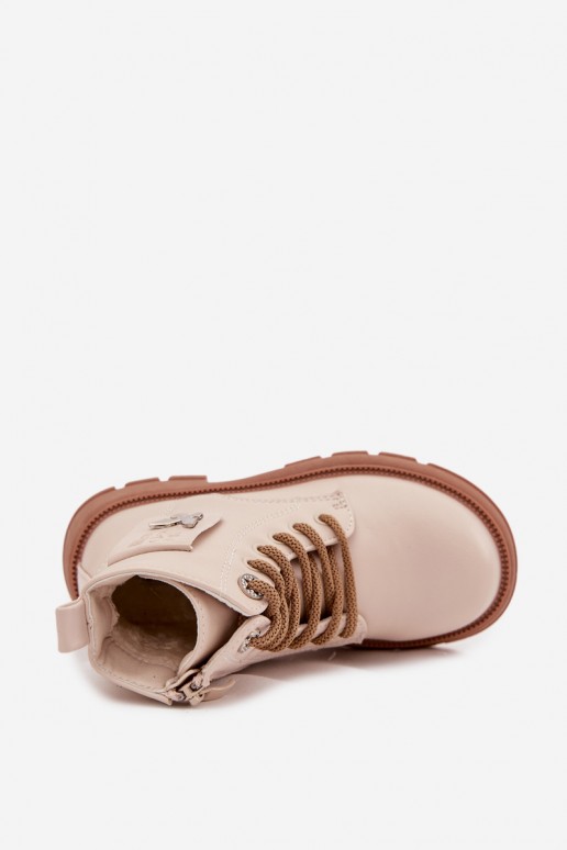 bottines isolées pour enfants en couleur sable Alverina