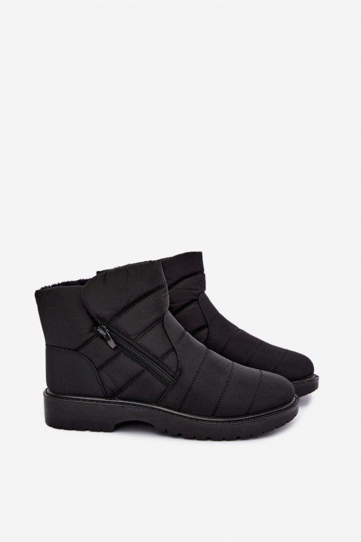 bottes de neige pour hommes en couleur noire Tai turilric