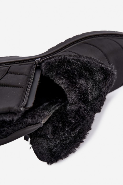 bottes de neige pour hommes en couleur noire Tai turilric