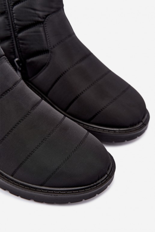 bottes de neige pour hommes en couleur noire Tai turilric