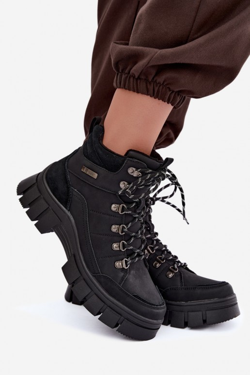 chaussures isolées pour femmes Lee Cooper LCJ-26-31-4580 couleur noire