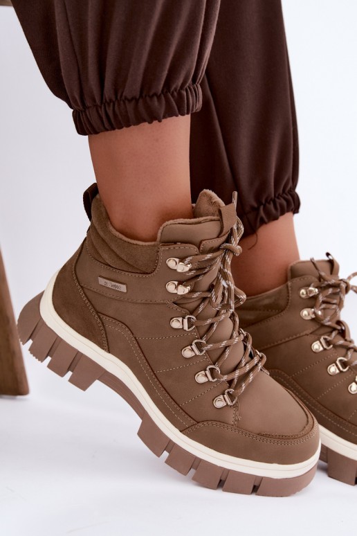 chaussures isolées pour femmes Lee Cooper LCJ-26-31-4582 couleur sable