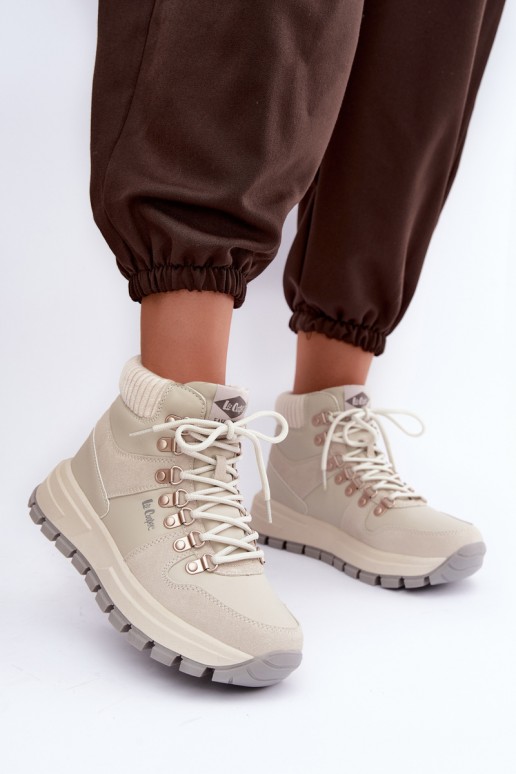 chaussures isolées pour femmes Lee Cooper LCJ-26-03-4525 couleur grise