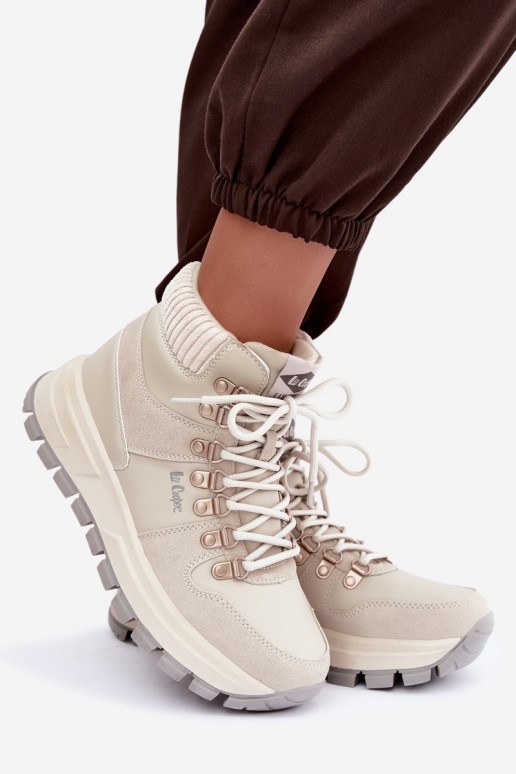 chaussures isolées pour femmes Lee Cooper LCJ-26-03-4525 couleur grise