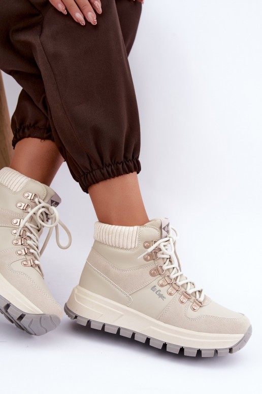 chaussures isolées pour femmes Lee Cooper LCJ-26-03-4525 couleur grise