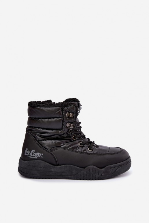 bottes de neige à lacets Lee Cooper LCJ-44-4562 couleur noire