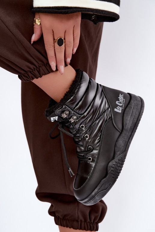 bottes de neige à lacets Lee Cooper LCJ-44-4562 couleur noire