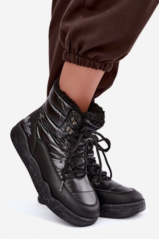 bottes de neige à lacets Lee Cooper LCJ-44-4562 couleur noire