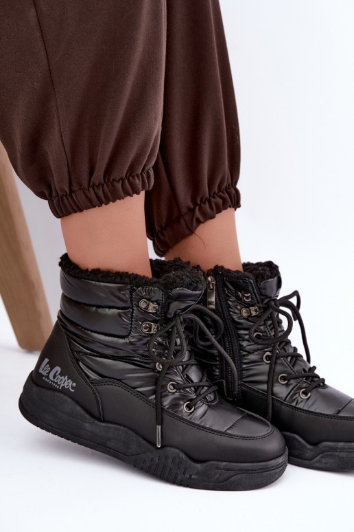 bottes de neige à lacets Lee Cooper LCJ-44-4562 couleur noire