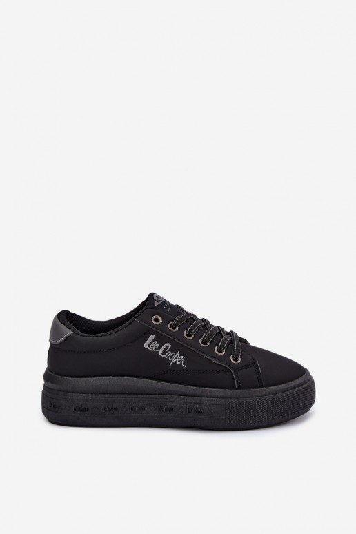 chaussures décontractées à plateforme Lee Cooper LCJ-26-44-4560 couleur noire