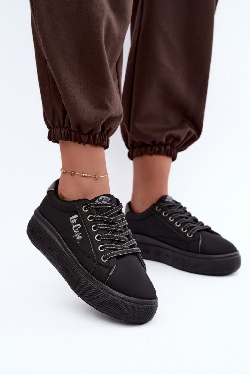 chaussures décontractées à plateforme Lee Cooper LCJ-26-44-4560 couleur noire