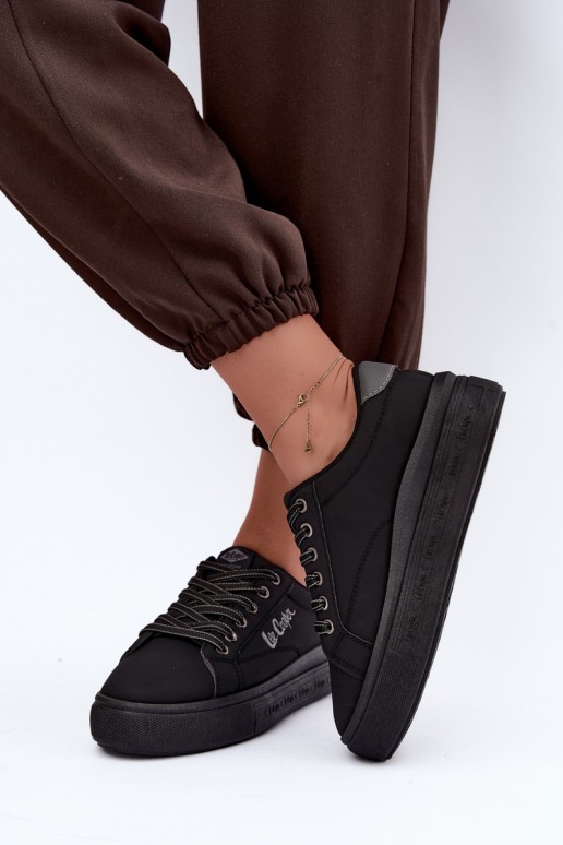 chaussures décontractées à plateforme Lee Cooper LCJ-26-44-4560 couleur noire