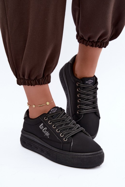 chaussures décontractées à plateforme Lee Cooper LCJ-26-44-4560 couleur noire