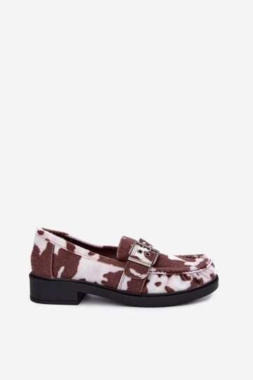 Mocassins pour femmes avec volants et boucles à motifs Daliare 2