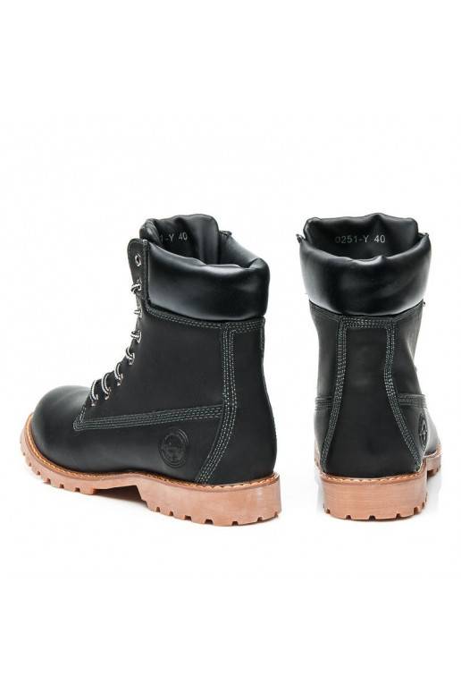 Bottines noires élégantes 0251B / S3-46P