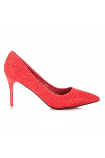 Escarpins rouges brillants pour les fêtes LEI-139R 2